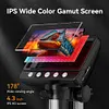 4.3 Inch Digital Microscope with 8 LED 1000X Handheld Portable Digital Magnifier