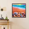>SALE<5D DIY Full Round Drill Diamond Seashell Painting Animal Kit Home Decor 30x30cm