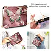 (US Local)Special Shape Butterfly 5D DIY Diamond Painting Clutch Bag for Women Girls
