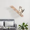 Cat Stairs Wall Mounted Cat Climbing Shelf Wooden Cat Wall Steps for Cats