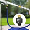 Digital Water Flow Meter IPX5 Waterproof Water Consumption Test Meter for Garden