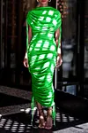 Women's Elegant Solid Colour Design Ruched Slim Dress