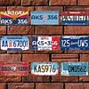 9pcs - Car License Plate - Vintage Metal Signs(6*12Inch) - Car License