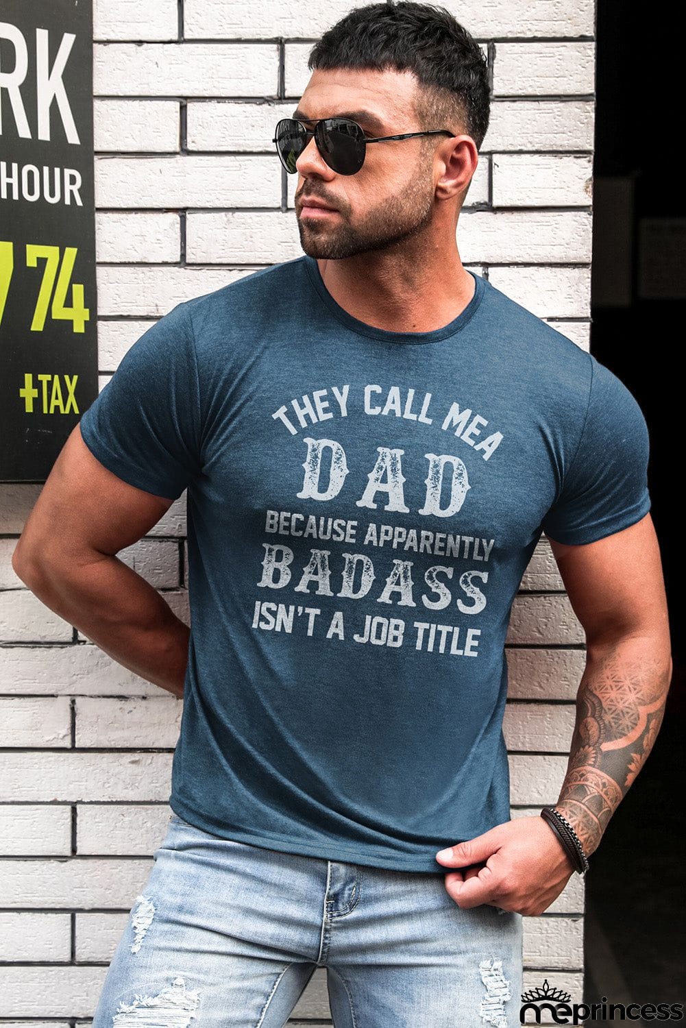 USA Flag Print Men's Tee
