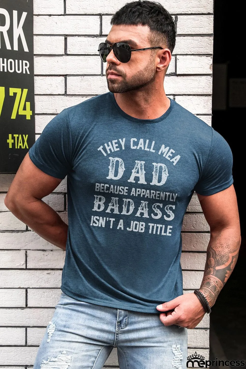 USA Flag Print Men's Tee
