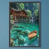 Diamond Painting-DIY Full Round Drill Beach House(40*60CM)