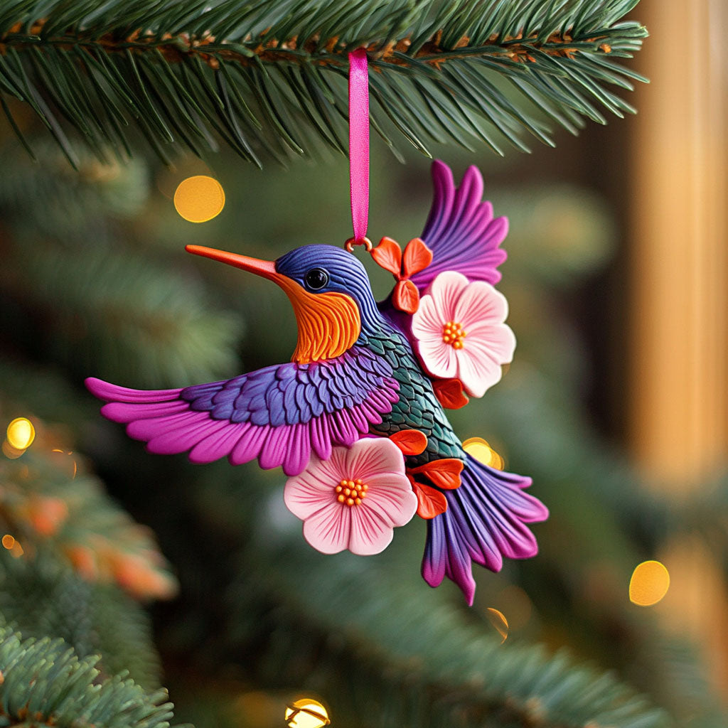 Hummingbird Dream WN1610082CL Personalized Christmas Ornament