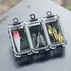 Expandable Fishing Tackle Box Luminous Waterproof Magnetic Tools Storage Box