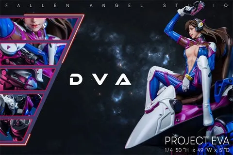 1/4 Scale DVA Project D.Va - Overwatch Resin Statue - Fallen Angel
