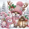 (US Local)4pack Xmas Animal-Special Shaped Diamond Painting Kit(30x30cm)