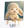 (4Pcs)Cute Animal - Paint by Numbers Acrylic Painting 20*20CM