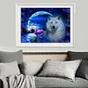 Diamond Painting -Partial Drill Night Wolf