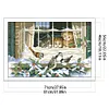 Cat - 9CT Full Beaded Cross Stitch Kit(71x46cm)