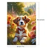 Happy Dog-Paint By Numbers Acrylic Painting 40*60CM