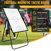 [US Local Warehouse] 35inx24in Magnetic Soccer Coaches Clipboard Tactical Dry Erase Board with Magnetic Markers Pen Eraser Portable Tactical Clipboard with Adjustable Stand for Basketball Volleyball Coaches