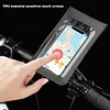 Waterproof Bicycle Handlebar Holder Bag 360 Rotation for 4.7-6.5 Inch Smartphone
