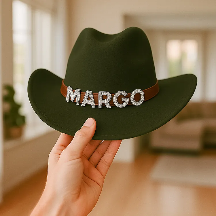 Toddler Cowgirl Hat Custom Toddler Cowboy Hat For Kids  Personalized Rhinestone Cowgirl Hat For Girls Boys  Sparkly Cowboy Hat For Women Men Birthday Party