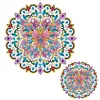 Diamond Painting Double-Layer Butterfly Mandala Refrigerator Magnet 360 Rotating Magnetic Refrigerator Sticker