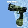 Electric water gun, automatic water gun for adults and children, 500CC large capacity water gun with clip, outdoor water gun toy