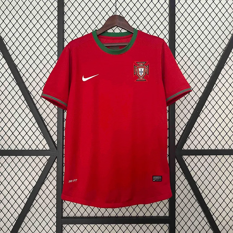 Portugal 2012 Retro Home Football Jersey