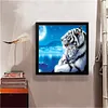 Diamond Painting-Partial Round Drill Tigers