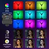 RGB61 Pocket LED Light Handheld Full-Color Fill Light Mini Portable Small Outdoor Shooting Light APP Light Control Magnetic Atmosphere Light