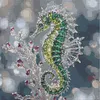Diamond Painting -DIY Round Drill Emerald Seahorse(40x40cm)