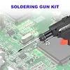 Soldering Gun Kit 60W Automatic Feed Hand-Held Soldering Iron (EU Black)