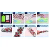 3pcs DIY Full Drill Diamond Painting Hair Clip Flower Leaf Barrette Hairpin