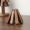 Walnut coaster set/ Wooden walnut coasters set/ Wood slice coasters