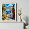 Seaside Town - 14CT Stamped Cross Stitch - 40*50cm