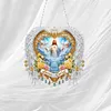 (US Local)Jesus Praying DIY Diamond Painting Dots Pendant Rhinestone Diamond Art Pendants