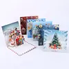 (US Local)6PCS DIY Diamond Art Greeting Cards Xmas Designs for Festivals and Celebrations