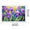 (Big Size)Iris - 11CT Stamped Cross Stitch 60*40cm/23.62*15.75in