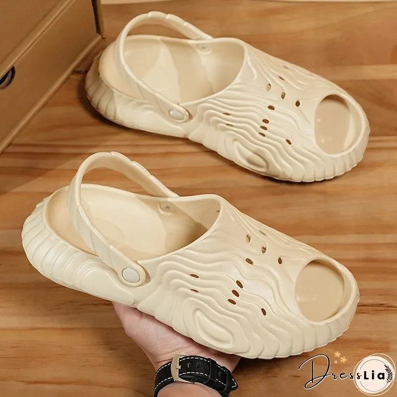 Men's Outdoor Stylish Driving Can Wear Large Size Sandals