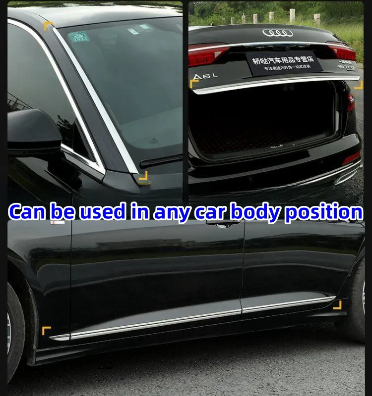 Car modified body decorative strips, side skirt protection and anti-scratch strips