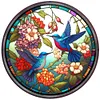 Bird Glass Painting-Paint by Numbers Acrylic Painting 40*40cm(HOT)