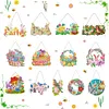 (Single Sided) Diy Floral Animal Special Shaped Diamond Painting Pendant