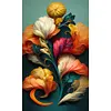Abstract Flower-Paint by Numbers Acrylic Painting 30*50cm