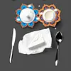 6Pcs/set Diamond Painting Mandala Coaster Cup Cushion with Rack Cup Pad Decor