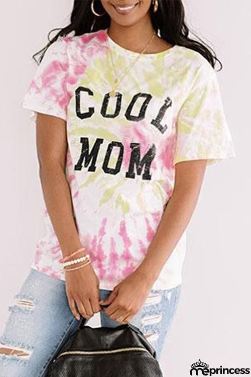 Cool Mom Tie Dye T Shirt