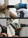 15pcs Electric Wrench Sleeve Head with Portable Storage Case 8-32mm Black Finish