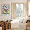 Spring Lantern-14CT Stamped 2 Strands Cross Stitch 21*30cm/8.27*11.81in(Brand)