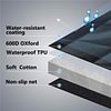 Dog Seat Cover for Back Seat, 100% Waterproof Dog Car Seat Covers with Mesh Window, Scratch Prevent Antinslip Dog Car Hammock, Car Seat Covers for Dogs, Dog Backseat Cover