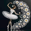 Ballet Girl-Special Shaped Diamond Painting Kit