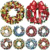 Christmas Wreath-Partial Speical Shaped Diamond Painting 30*30CM