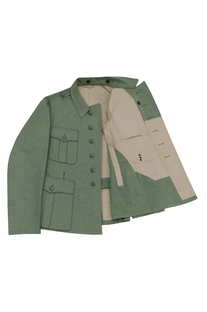   Polizei German M1936 EM Mottled Green Summer Tunic Feldbluse German-Uniform