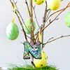 Easter letters-Double Sided Drill-5D DIY Craft Keychain