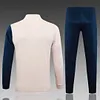 2024/2025 S&atilde;o Paulo Half-Pull Training Suit Blue Football Shirt 1:1 Thai Quality