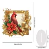 (US Local)Acrylic Diamond Painting Hanging Pendant for Garden Window Decor (Village House)
